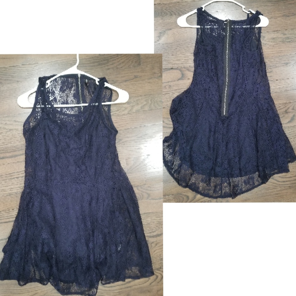 Navy Lace Dress